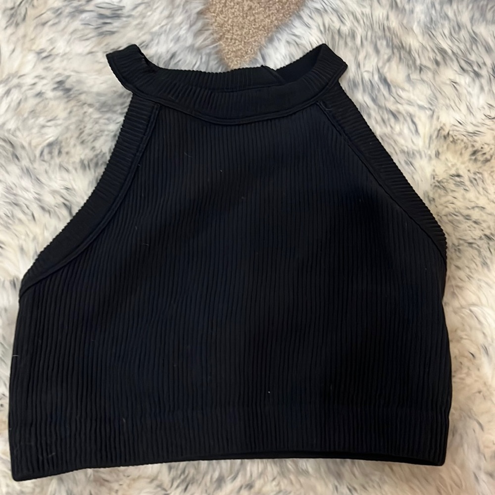 Aerie seem less high neck bra top